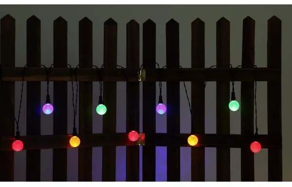 Lanț LED RGB solar Globo 36352-20 20xLED/0,06W/3V IP44