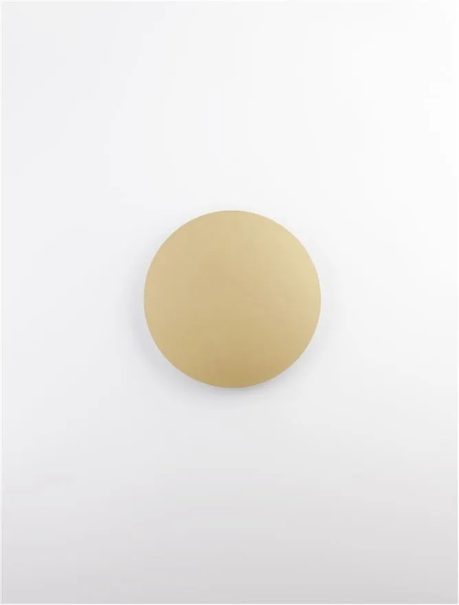 Aplica LED de perete design ambiental CYRCLE 30cm aurie