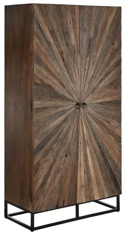 Dulap, maro, din lemn reciclat, Armoire