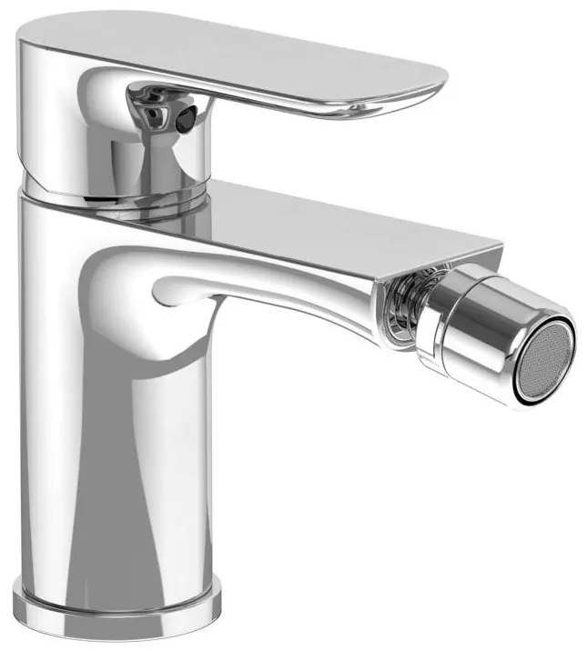 Villeroy & Boch TVB10420111061 - Baterie bideu O.NOVO cu ventil pop-up, finisaj crom lucios