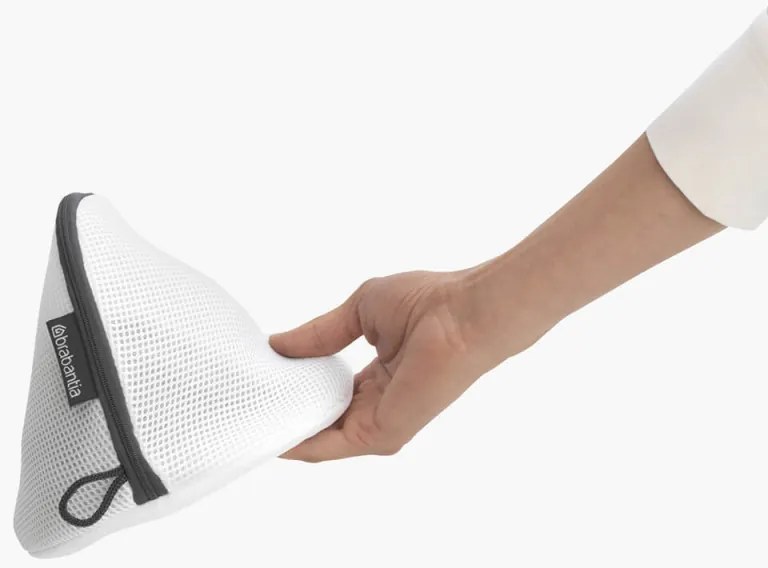 Saculet pentru lenjerie intima Brabantia 1005654, Fermoar, Alb/Gri