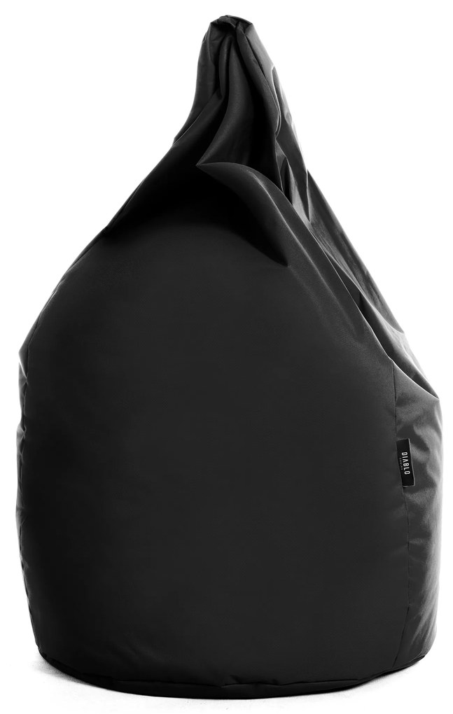 Fotoliul tip puf Diablo Chairs pentru copii: Negru
