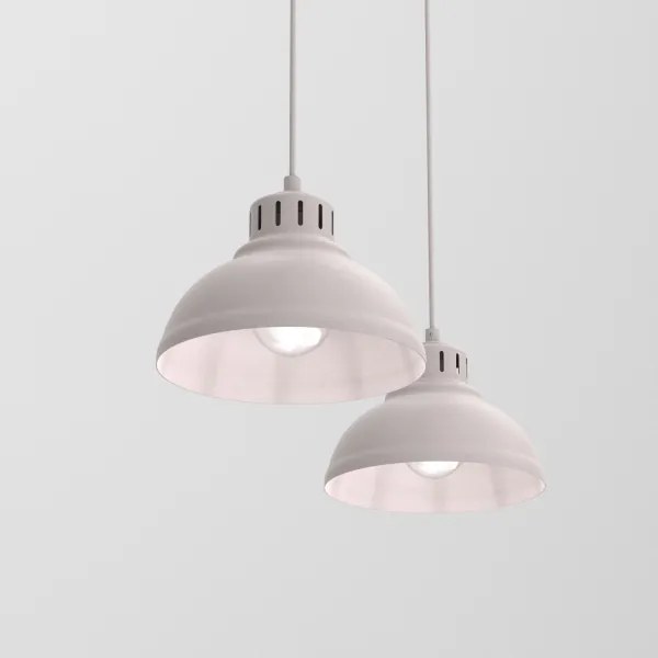 Lustră pe cablu SVEN 2xE27/15W/230V crem