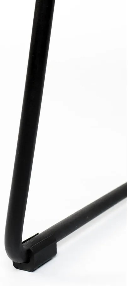 Scaun de bar negru 2 buc. (înălțime șezut 62 cm) Tangle – White Label