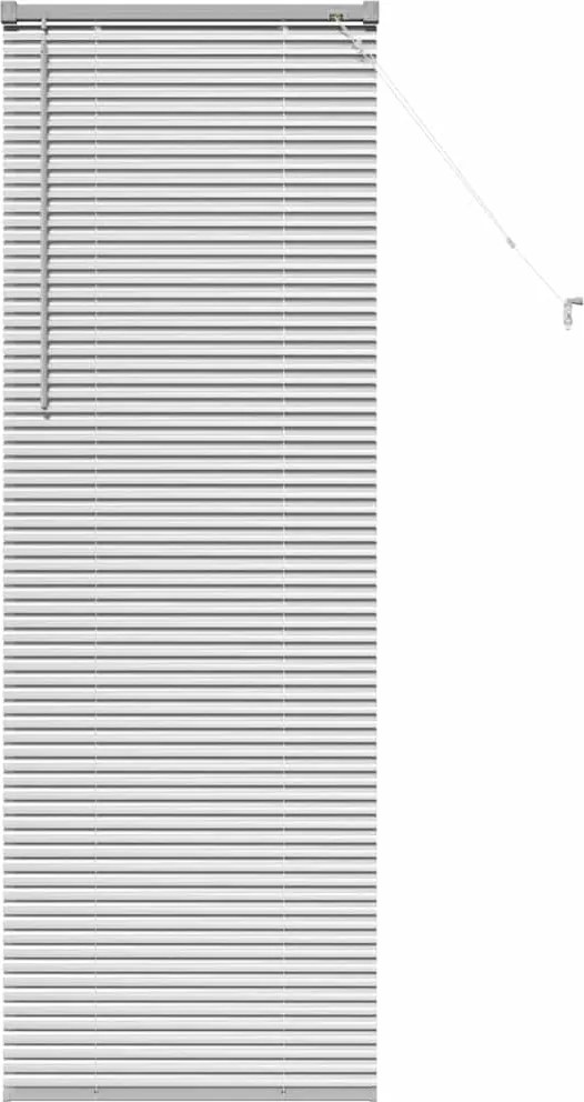 vidaXL Jaluzele venetiene Manual Argintiu 175 x 65 cm Aluminiu