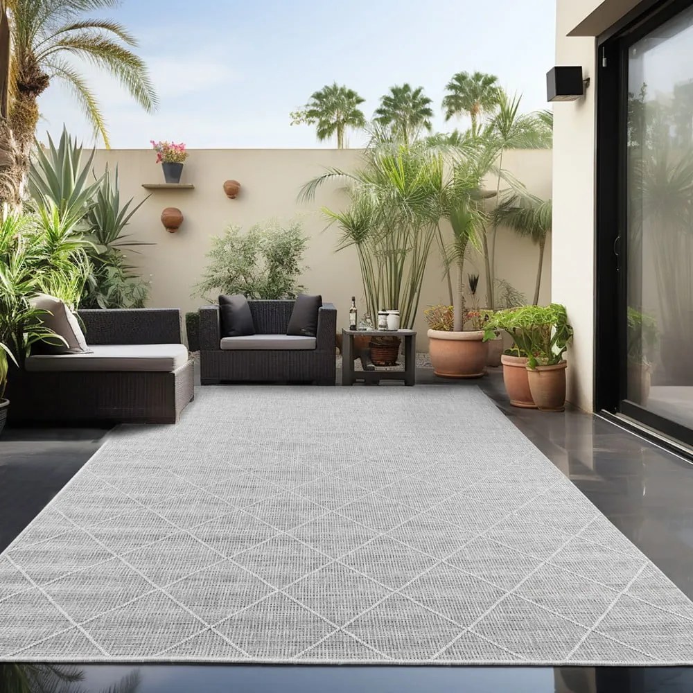 Covor de exterior gri 80x150 cm Zagora – Ayyildiz Carpets