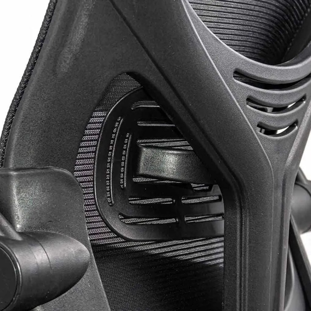 Scaun ergonomic din mesh cu brate rabatabile OFF 635 negru