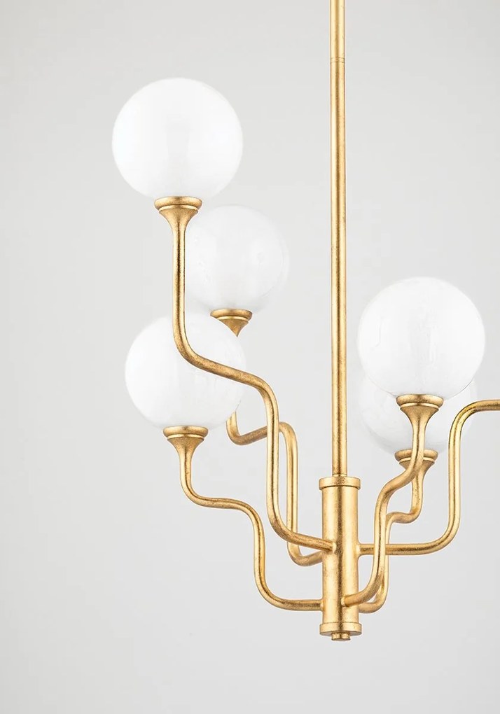 Candelabru design modern ONYX cu 6 surse de lumina