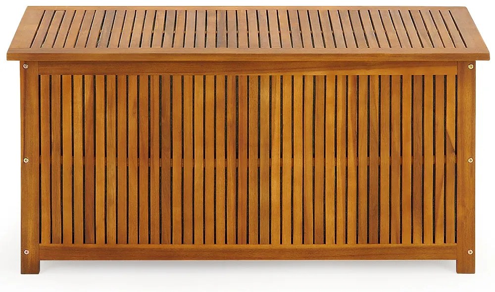 Ladă de lemn ACACIA, 117x50x59cm, maro natural Jurhan