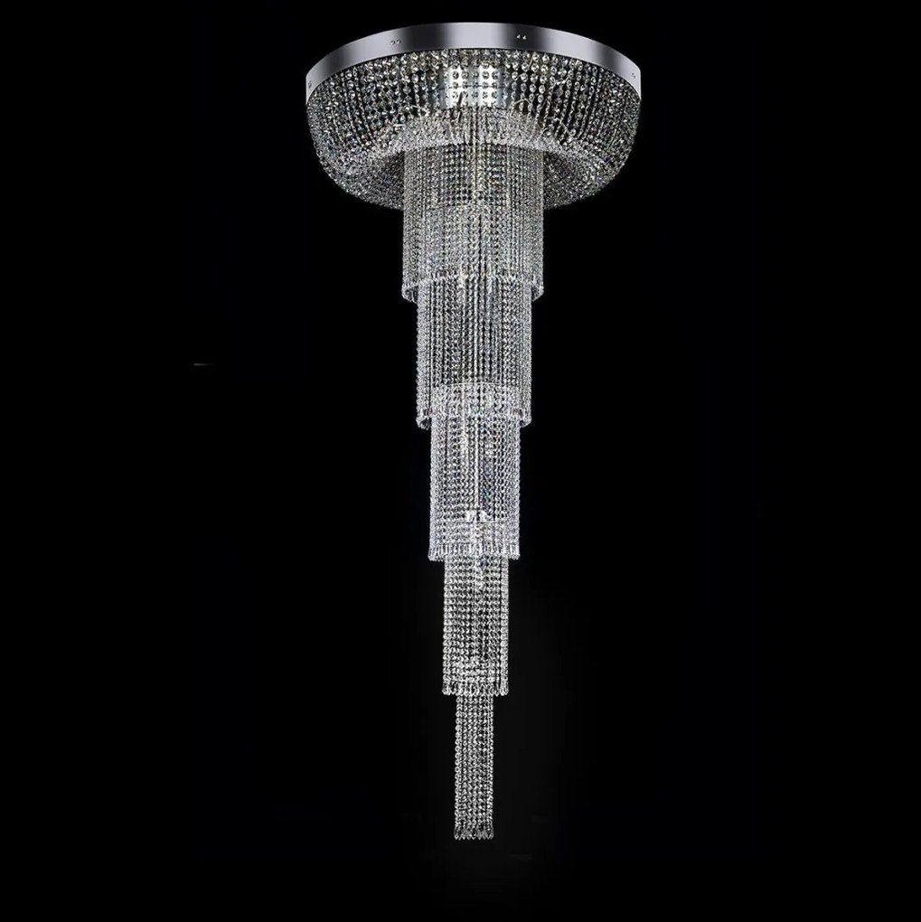 Lustra casa scarii Cristal Bohemia Exclusive LUX ROSAMUNDE DIA 1000x2200