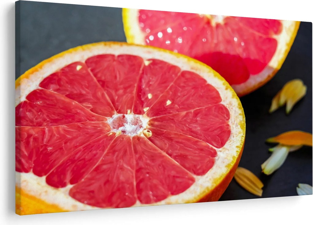 Tablou cu grapefruit tăiat (90x60 cm)