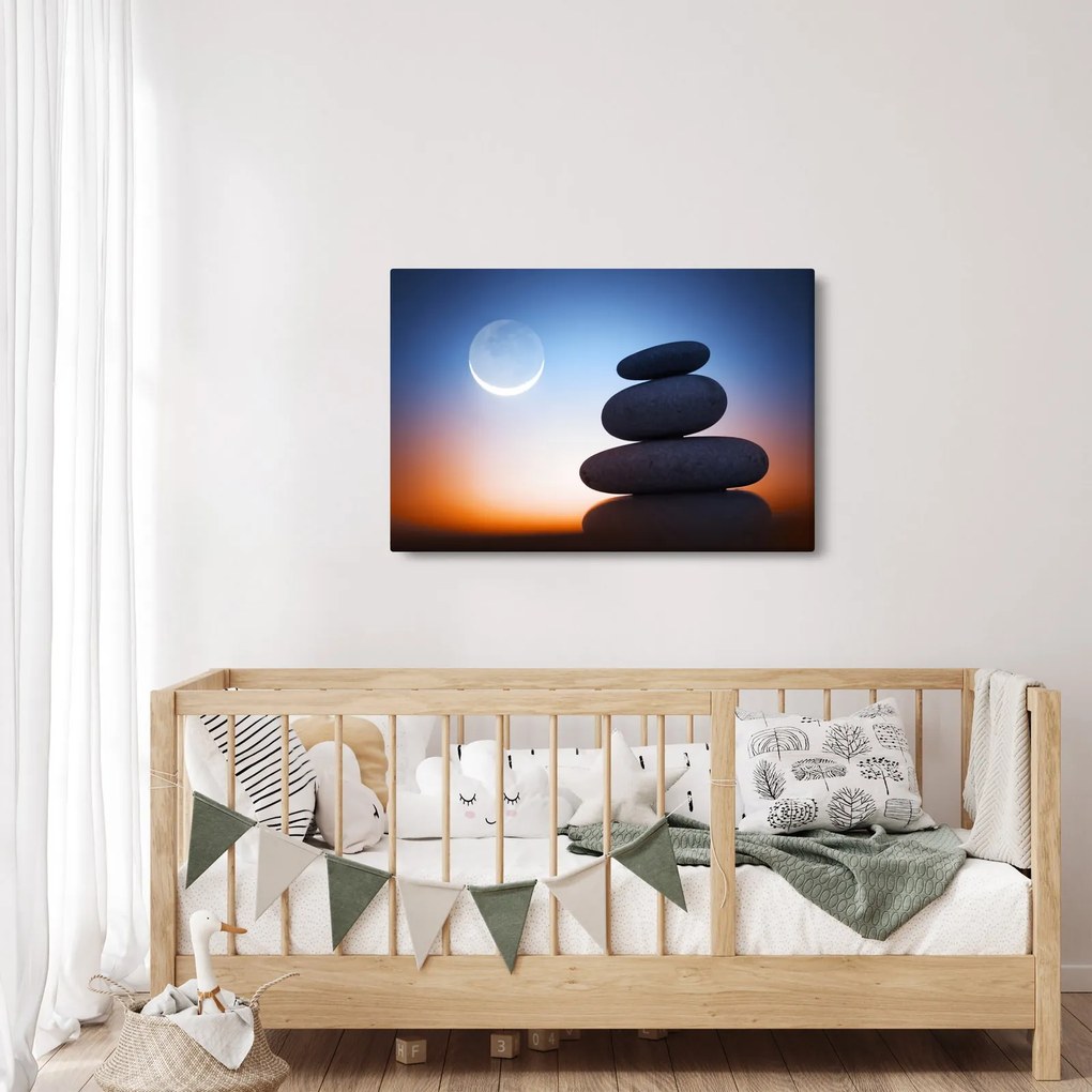 Tablou cu pietre suprapuse (90x60 cm)