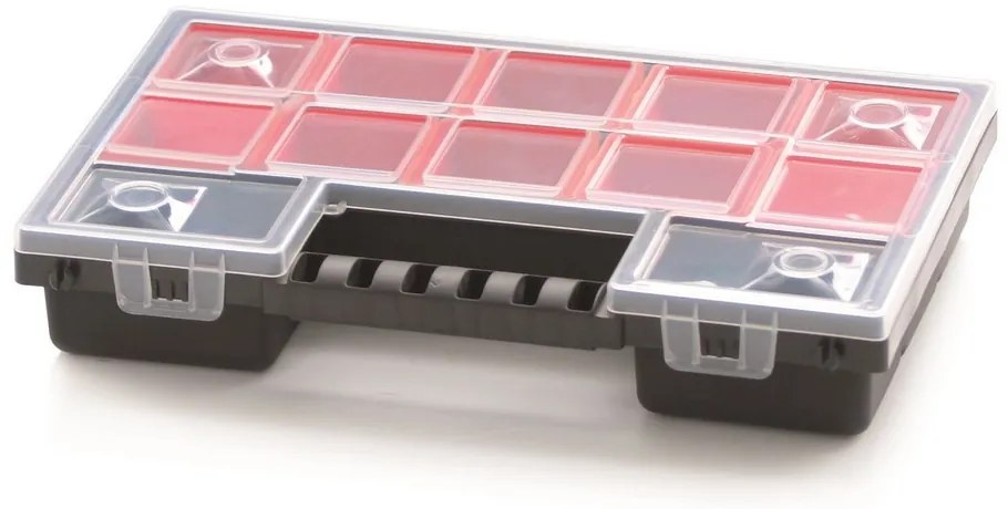 Organizator servieta 28,7 × 18,6 × 5 cm, cutii, rosu