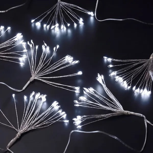 BRILAGI - LED șir luminos de exterior pentru Crăciun 300xLED 7m IP44 alb rece efect de artificii