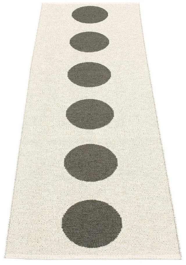 Covor tip traversă pentru interior și exterior gri închis 70x225 cm Vera Charcoal – Pappelina