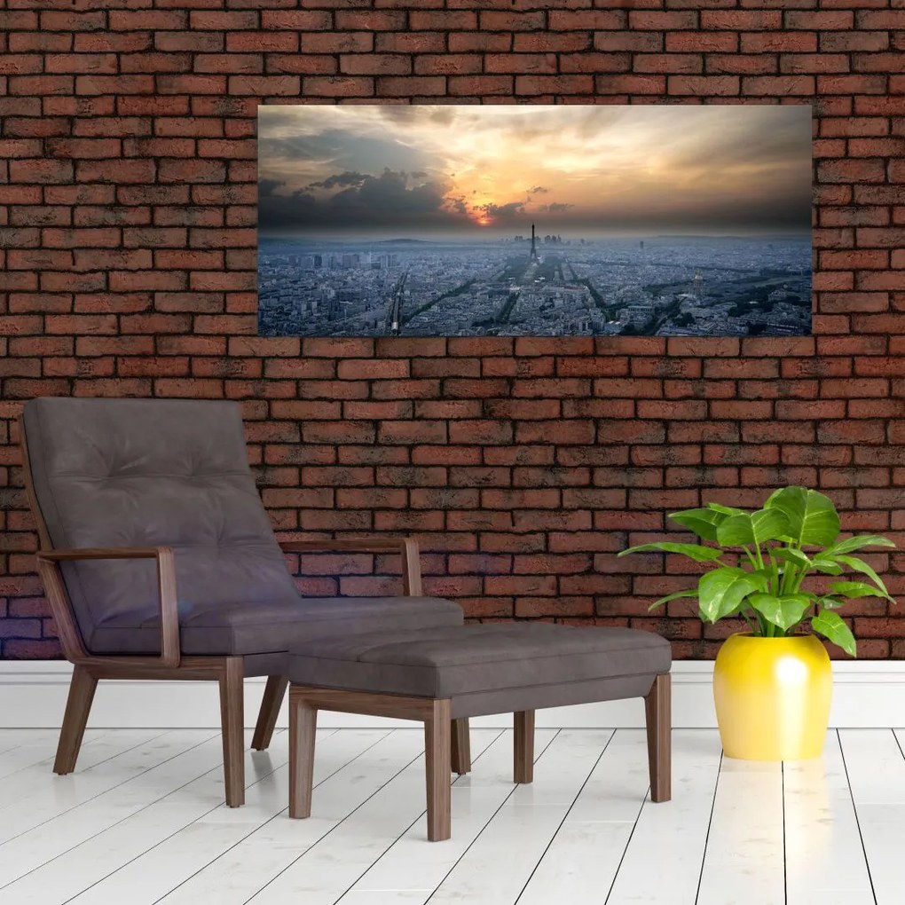 Tabloul - Paris din înâlțime (120x50 cm)