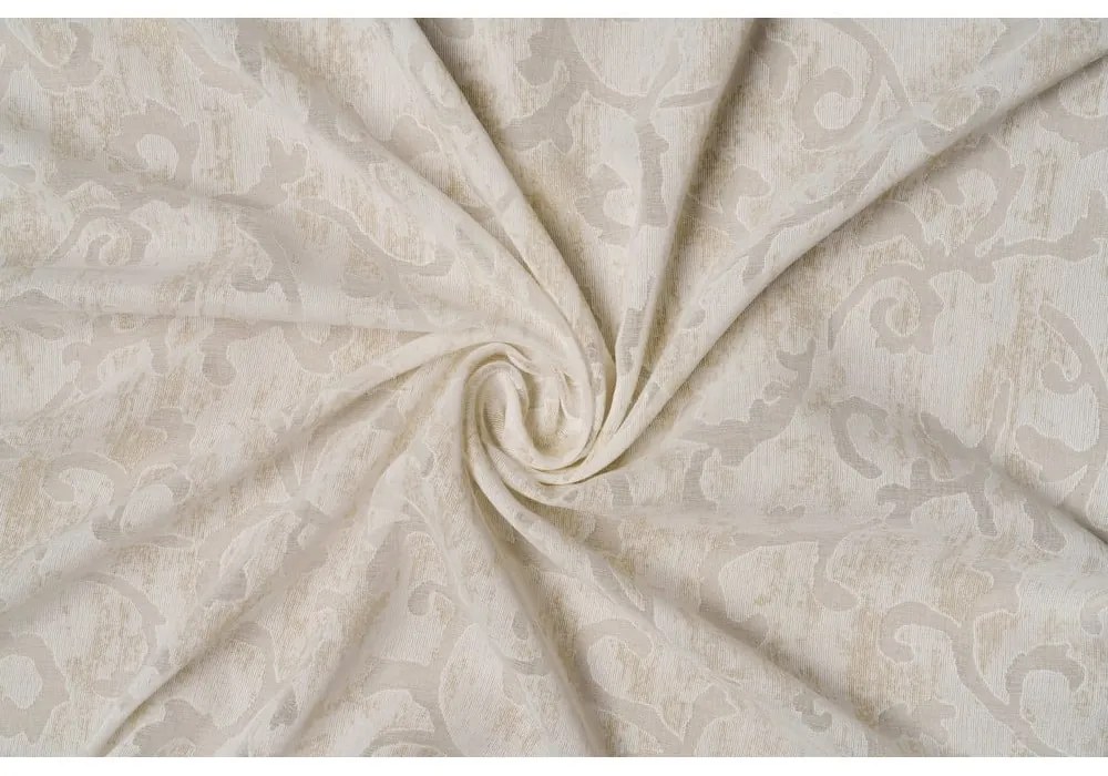 Perdea bej 140x260 cm Baroque – Mendola Fabrics