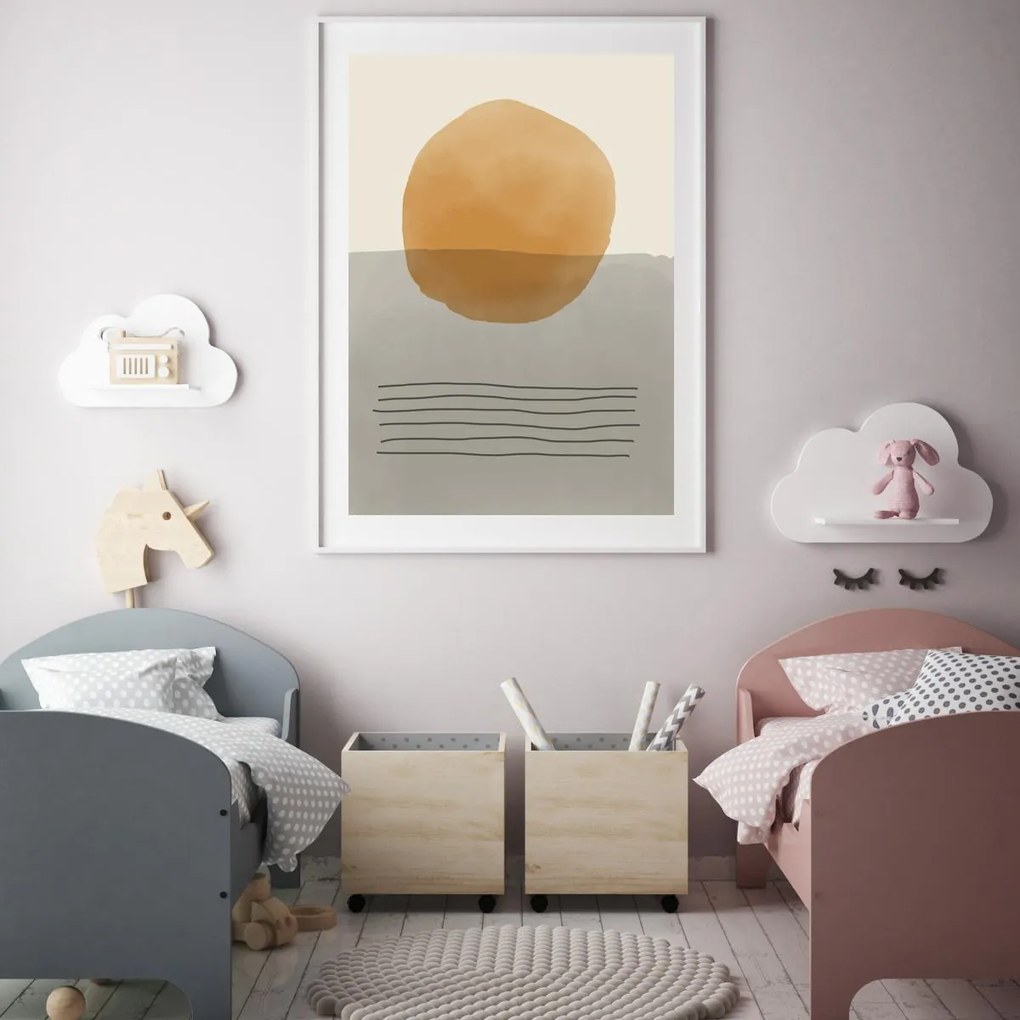 Poster - Abstracție pictată (A4)