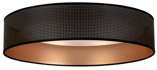 Plafonieră LED Duolla ROLLER LED/24W/230V d. 45 cm negru/cupru