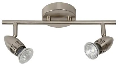 Lucide 13955/10/12 - Lampa spot LED CARO-LED 2xGU10/5W/230V crom