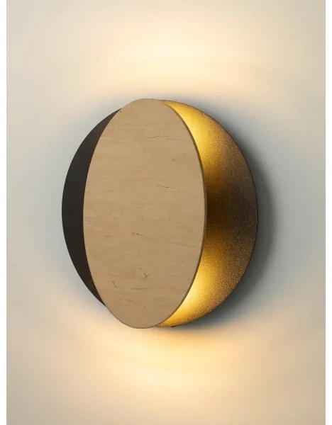 Aplică OVO 2xG9/12W/230V negru/maro