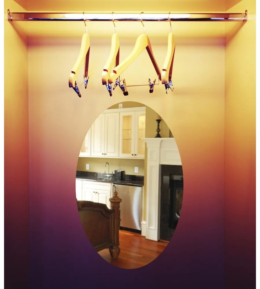 Autocolant oglindă Ambiance Oval, 42 x 27 cm