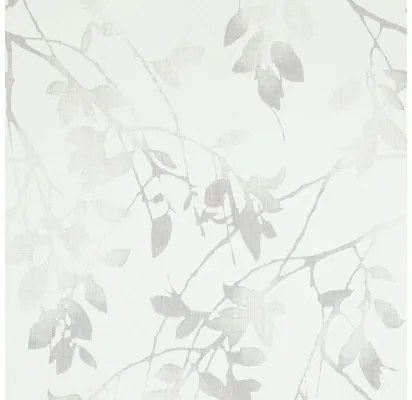 Tapet vlies Denim model frunze alb gri 10,05x0,53 m