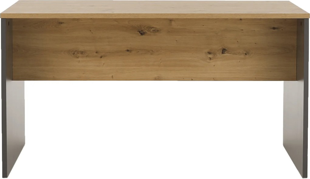 Masă de birou, grafit/stejar artisan, RIOMA NEW TYP 16