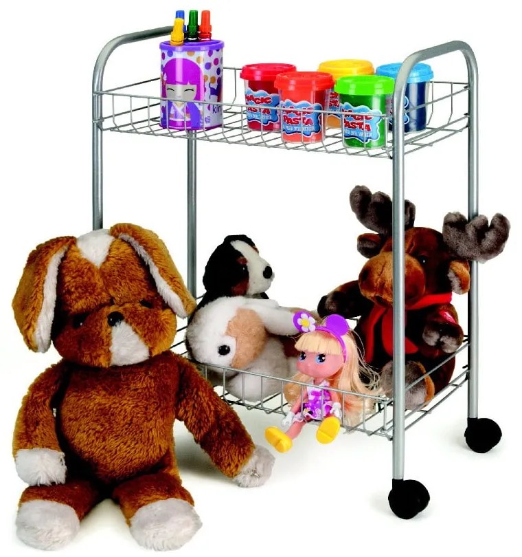 Raft mobil cu 2 etaje Metaltex Greg, lungime 41 cm