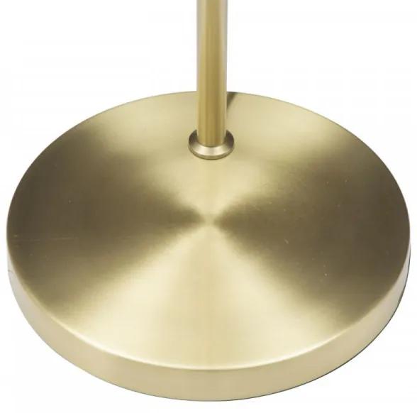 Lampadar auriu din metal, Soclu E27 Max 40W, 25x36x179 cm, Glamy Mauro Ferretti