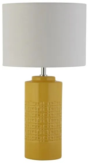Lampă de masă Searchlight EU60062OC CHARLESTON 1xE27/60W/230V ceramică