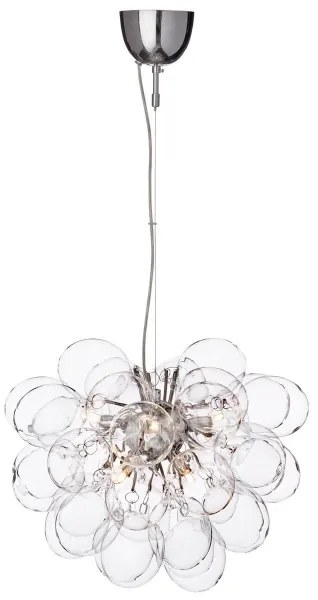 Lustră pe cablu ByRydens 4200440-7002 GROSS 8xG9/4W/230V transparent