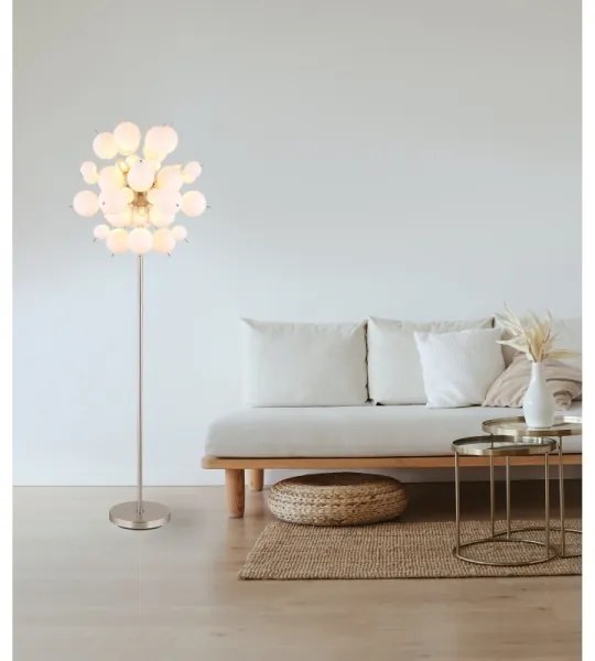 Lampadar Globo 15633SO UDO 6xE14/25W/230V alb