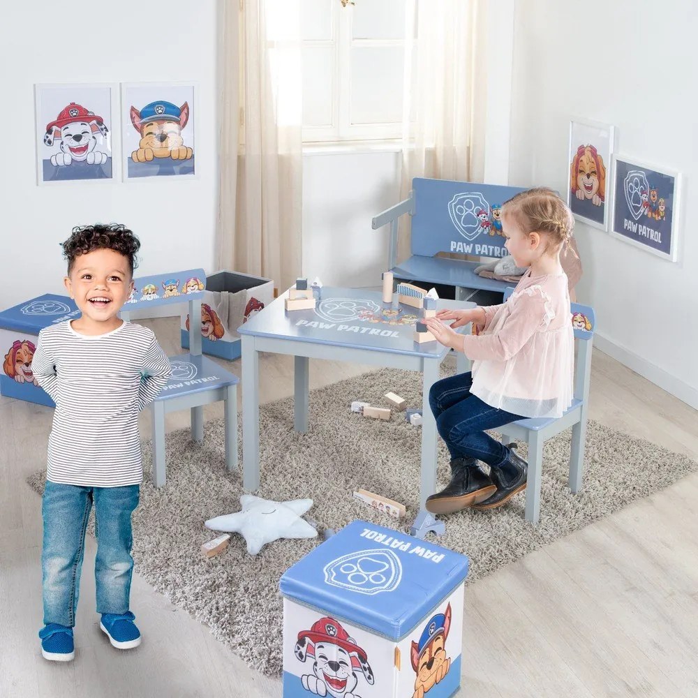 Set de mobilă pentru copii 3 buc. Paw Patrol – Roba