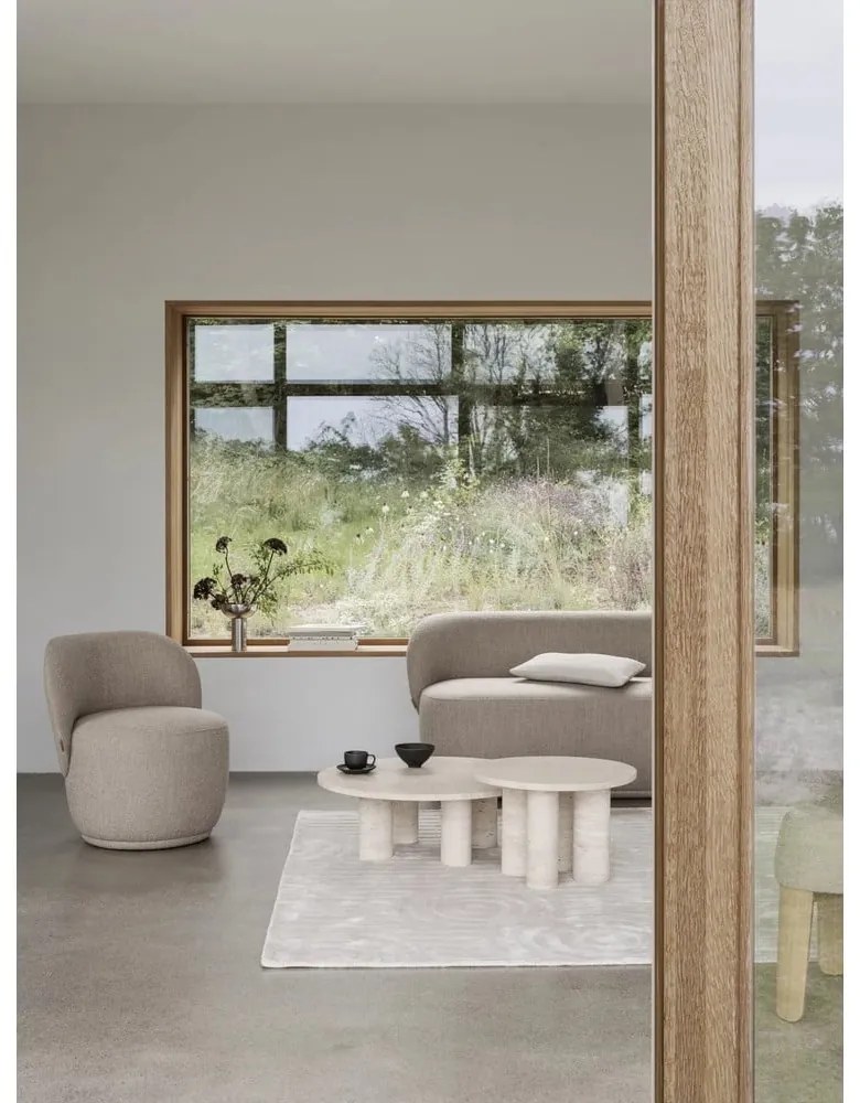 Măsuță auxiliară rotundă din piatră ø 52 cm Volos – Blomus