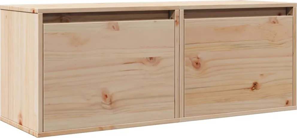 vidaXL Dulapuri de perete, 2 buc., 45x30x35 cm, lemn masiv de pin