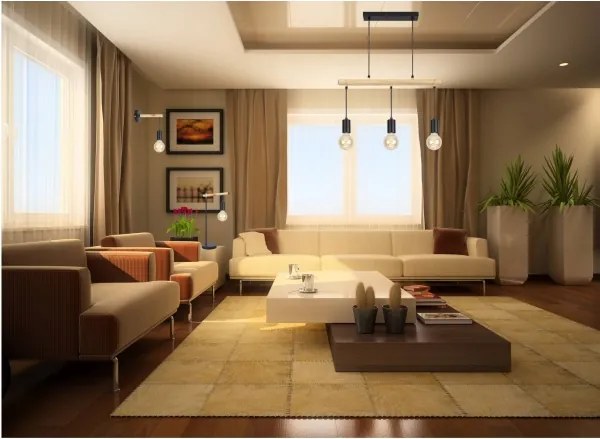 Candelabru pe un șir IZZY 3xE27/60W /230V