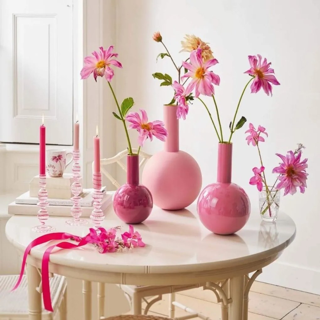 Set Breakfast, farfurie, bol și cană, din porțelan, Pip Studio, Pink, colecția Jolie