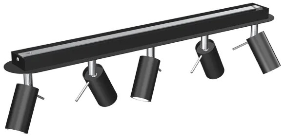 Spot PRESTON 5xGU10/40W/230V negru