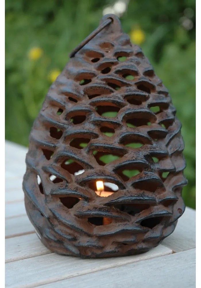 Felinar din metal (înălțime 18 cm) Pine Cone – Esschert Design