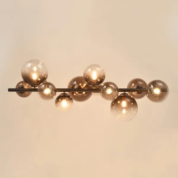 Brilagi - Candelabru LED suspendat pe cablu MILLA 10xG9/3W/230V maro/maro fumuriu