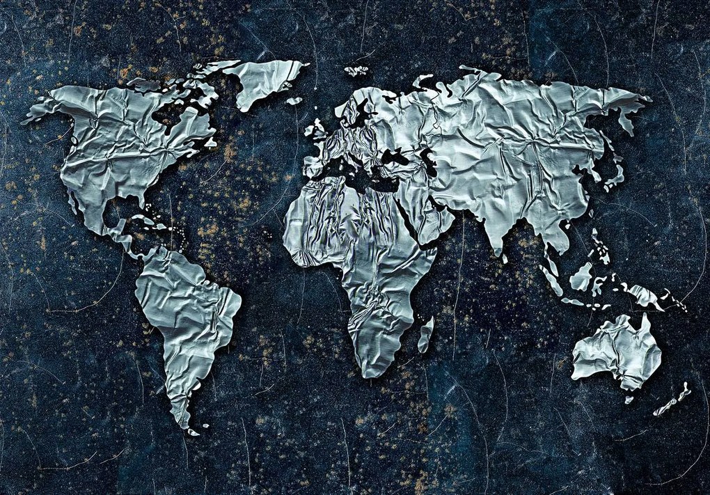 Fototapet - Harta lumii moderne (254x184 cm), în 8 de alte dimensiuni noi