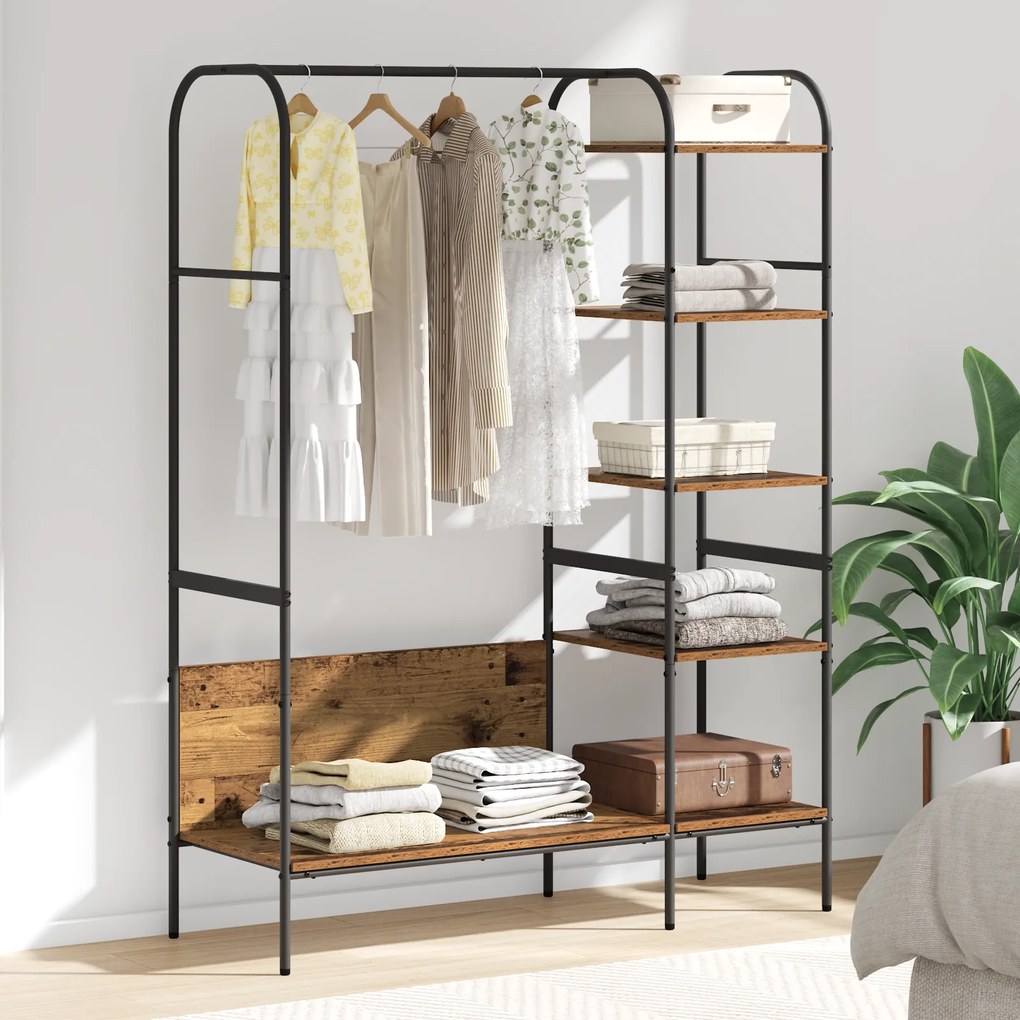 vidaXL Suport pentru Hârtie Maro 120 x 44 x 160 cm Lemn compozit
