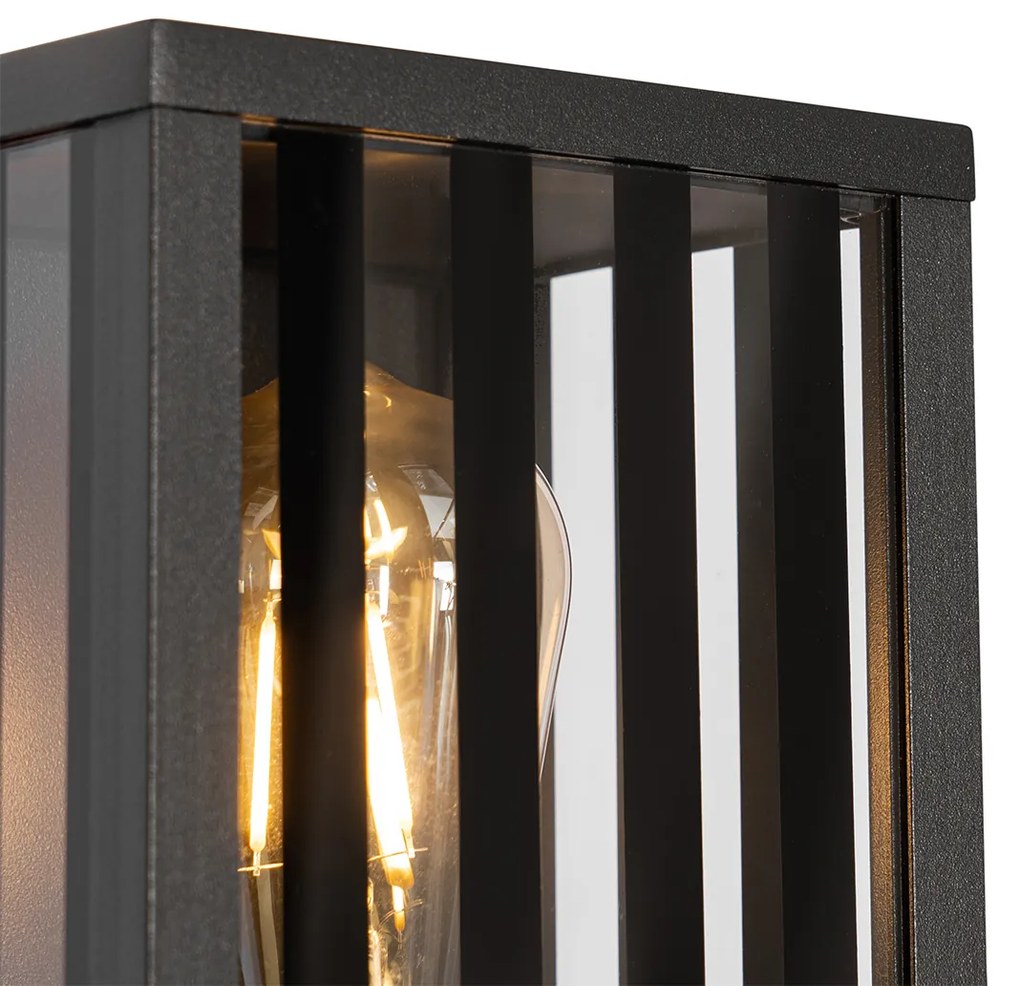 Lampa de perete exterioara moderna neagra 26 cm IP44 - Dijon
