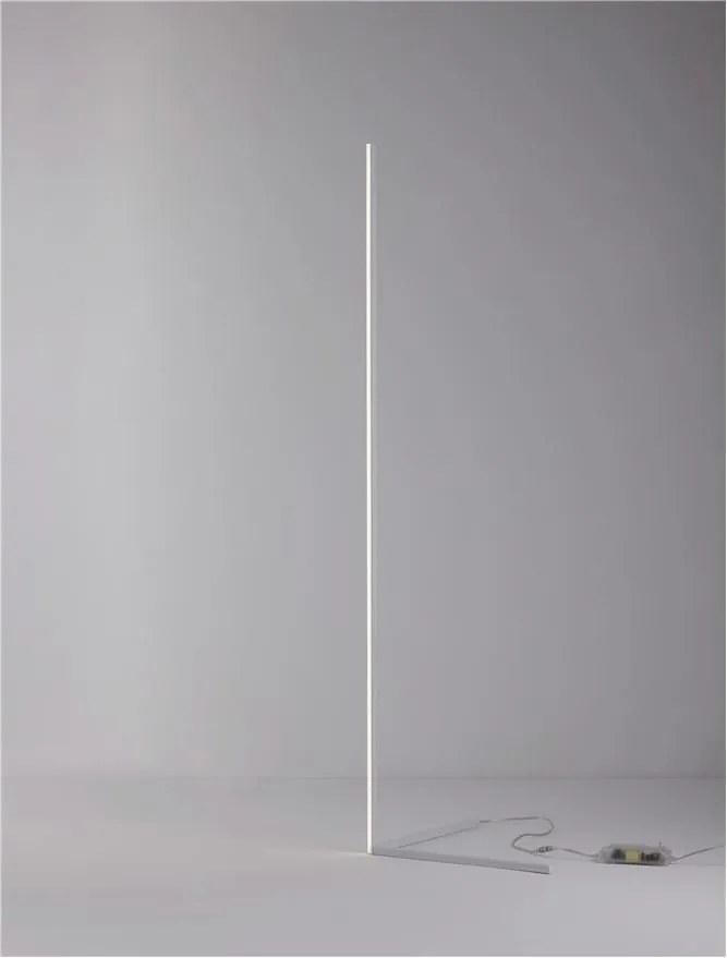 Lampadar LED design modern liniar V-LINE alb