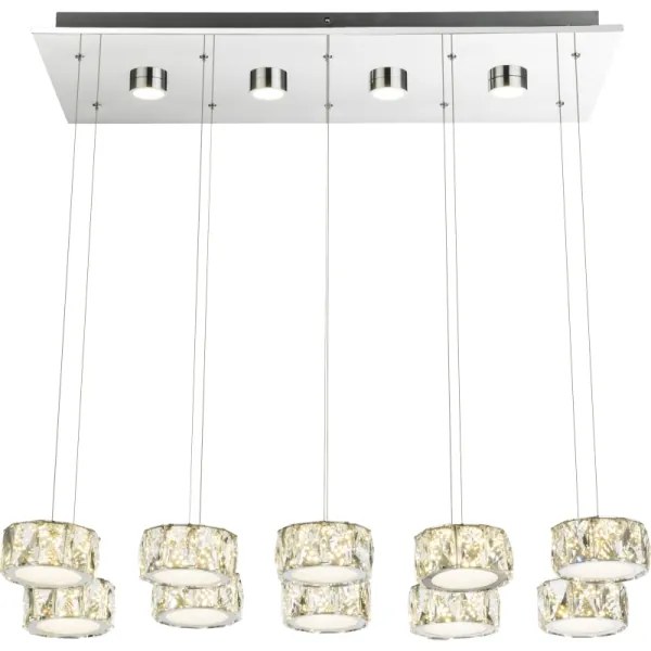 Lustră LED pe cablu Globo 49350-92H AMUR LED/92W/230V 4000K