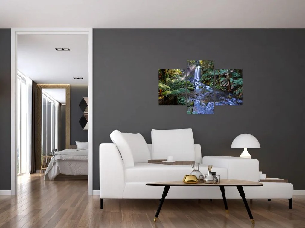 Tablou cu pădurea ploilor din Austalia (90x60 cm)