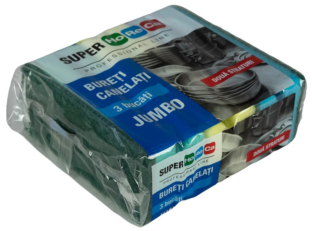 Gama Profesionala - Burete pentru vase Super Horeca Jumbo, 3 bucati