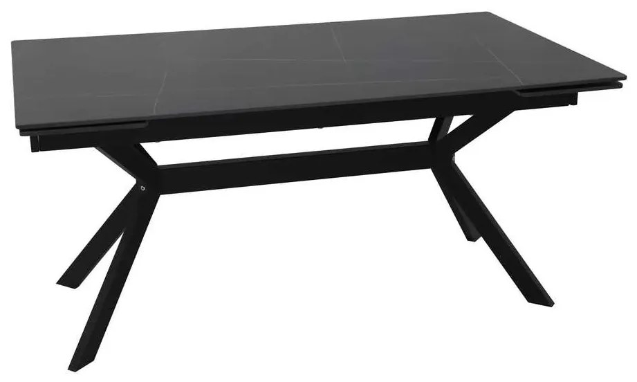 Masă de bucătărie Lumiere 180 x 90 cm, negru