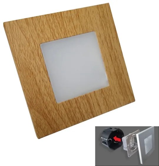 Corp de iluminat LED de orientare STEP LIGHT 16xLED/1W/230V Emithor 48307